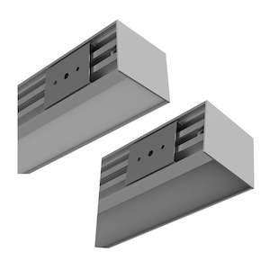 42mm x 35mm LED Channel 680 Linear Wall Mount Profile in Silver