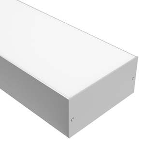 80mm x 38mm LED Channel 270 Large Surface Mount Profile in Silver