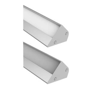 37mm x 25mm LED Channel 740 Surface Mount Profile in Silver