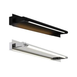 Coral LED Vanity Light Medium 12w in Black or Chrome