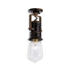 Urban Ceiling Light 1Lt in Vintage Black