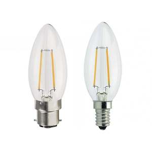 LED Clear Candle Globes B22/E14 3w Superlux Lighting - CANC-3BWW, CANC-3SEWW