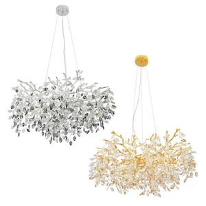 Molena Pendant Light 5Lt, 6Lt, 8Lt, 10Lt in Chrome or Gold MOLENA PE-GD