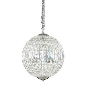 Luxor Pendant Light 6Lt in Chrome