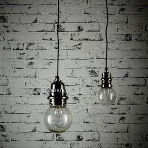 Penfold Small or Large Pendant Light 1x40w E27 Emac & Lawton Lighting - ELPIM514…