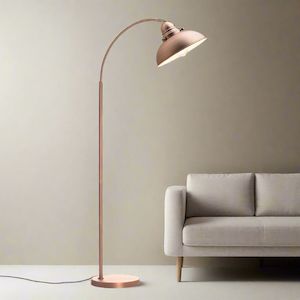 Manor Floor Lamp ø500mm in Antique Copper, Antique Chrome or Weathered Brass