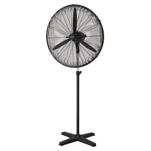 750mm Industrial Pedestal Fan in Black