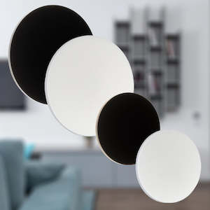 Designer Indoor Lighting: LED Wall Light 6W/9W 3000K IP54 in Black or White