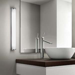 Omega LED Vanity Light 18W 3000K Non-Dimmable in Chrome Ai Lati - ZAF.LD9566C3