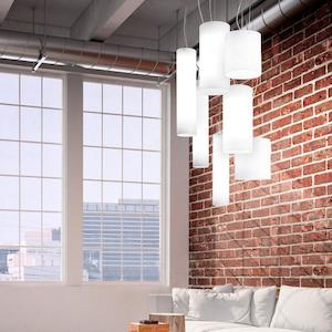 Stick Pendant Light in Chrome or White