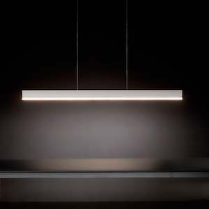 Riga LED Pendant Light in Matt White (Small/Medium/Large)