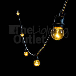 10 or 20 Meter Festoon Lighting Filament Bulbs Included Outdoor DIY Plug & Play