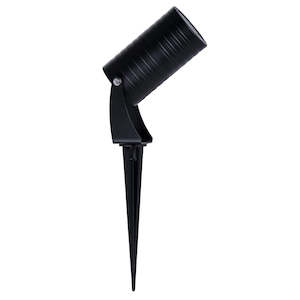 Spike Light: Nova LED Garden Spike Light RGBCW 7w Aluminium Black Havit Lighting HV1462RGBCW-BLK