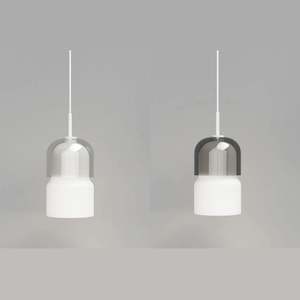 Acc. - Stak Modular Pendant, Top Glass Only White, Clear, Smoke