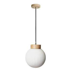 Freya Pendant Light In Opal White Glass