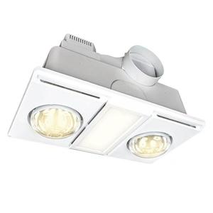 Supernova-II 3-in-1 Bathroom Mate - 2+1 CCT LED Light in White