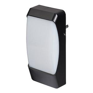 Sonar LED Bunker Light 12w Tricolour in Matt Black