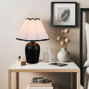 Wilma Touch Table Lamp Matt Black LL-27-0281 Lexi Lighting