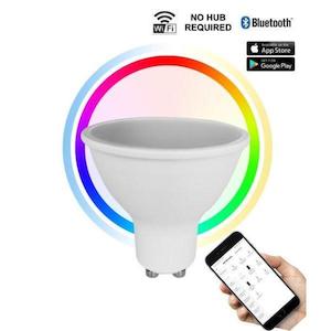 LED Smart GU10 Globes 5w Dimmable Tri-CCT+RGB