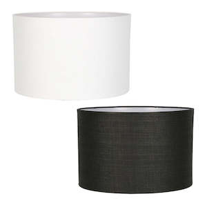 Acc. - XL Java Cylinder Lamp Shade White, Black