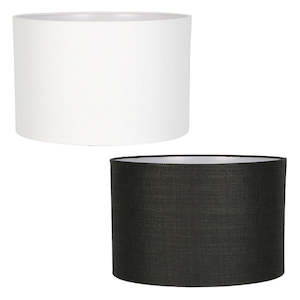 Acc. - XXL Java Cylinder Lamp Shade White, Black