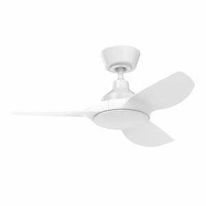 Ceiling Fans: 36" Jota Mini DC Ceiling Fan White FC2110093WH Mercator Lighting