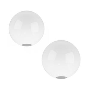 Outdoor Neckless Globes Small/Large in White Superlux Lighting - D518-WH, D520-WH