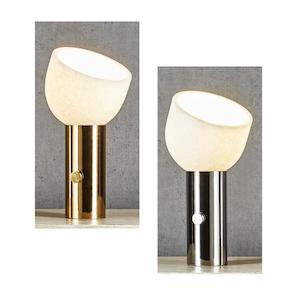 Messina Table Lamp 1x40w E27 in Brass or Nickel Base Emac & Lawton Lighting - EL…