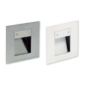 Recessed Square 3000K LED Deflector Step Light Superlux Lighting - LRL233-WH, LRL233-SC