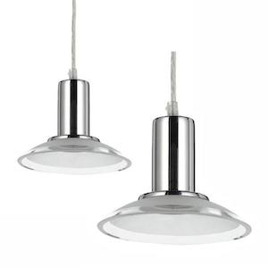 Noni Pendant 240V 6W GU10 IP20 4000K Indoor Telbix Noni PE17-CH, Noni PE25-CH