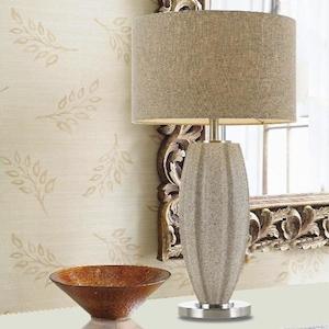 Axis Table Lamp E27 in Cream/Beige, Marble/White Telbix Lighting - AXIS TL-CR/BE…