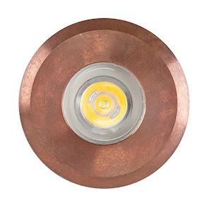 In-Ground Step Light Mini Solid Copper Havit Lighting HV2892C-CP, HV2892W-CP