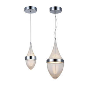 Luminero: Rico LED Pendant Light w/ Micro Bubble Diffuser Luminero VIDEO TO VIEW LIGHT