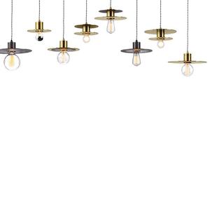 Designer Indoor Lighting: Parlour Disc Pendant Light Medium/Large