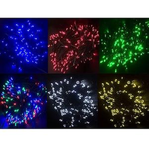 LED Bud Lighting Kit 50m IP44 in Blue/Red/Green/RGB/White/Warm White Solar Lighting Direct