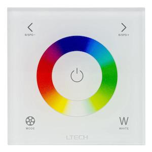 Led Strip Controllers: RGBC or RGBW LED Strip Touch Panel Wall Controller