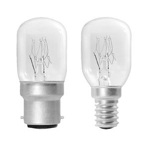 Pilot Globes in 15W/25W BC/SES 3000K Clear Crompton Lighting - 10180, 10181, 10184