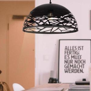 Farina Pendant Light E27 in Black/Bronze/White Telbix Lighting - FARINA PE30