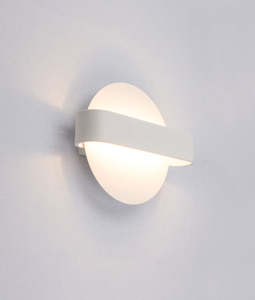 Modern Lights: DISCONTINUED - Tokyo City Series LED Interior Wall Light 6W Round Matt White CLA Lighting - PL-TOKYO