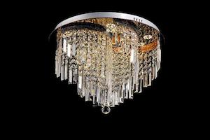 LED K9 Crystal Rose Gold Chandelier Small OR Large - AC1206/10, AC1206/17