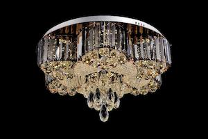 LED K9 Crystal Rose Gold Chandelier Small or Large - AC1406/15, AC1406/21