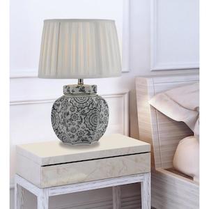 Padma Table Lamp Modern Blue/White 1xE14 25W Max 40cm IP20 Telbix PADMA TL-BL/WH