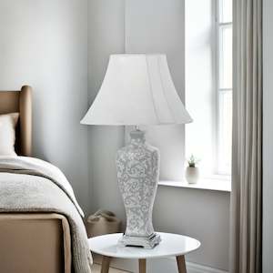 Dono Table Lamp E27 in Grey Telbix Lighting - DONO TL35-GRY, DONO TL40-GRY