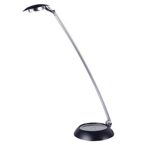 Techno Desk Lamp 6500K LED 6W Ra>80 2-Tone Silver Oriel Lighting SL98711SIL