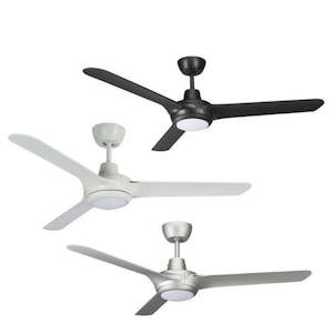 Cruise 50" 1250mm Ceiling Fan w/ CCT Light & 3 ABS Blades in Silver, White or Ma…