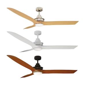 Flinders 1400mm (56") AC Ceiling Fan with Light Mercator Lighting - PL-FC518143