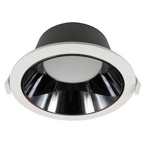 40W IP44 Downlight Round Low Glare White 3K/4K/6K CCT 40W 225Ømm x 100mm Height