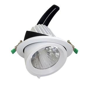 Downlight Round Tiltable White 4K 40W 188Ømm x 159mmHeight