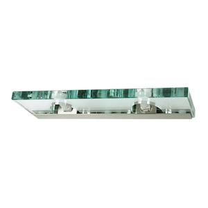 230V Interior Jasmine Bathroom Mirror / Living Area Glass Wall Light Double 345W…