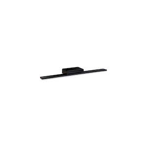 Electric light fittings: 18W Surface Mount Slim Bathroom light 3000K 600MM - BLACK